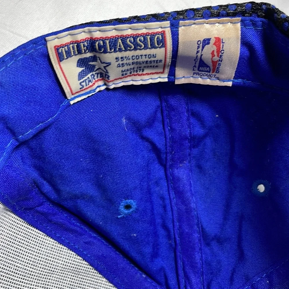 Rare Vintage STARTER New York Knicks NBA Basketball Snap Back Hat - Picture 4 of 5